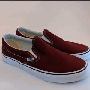 NWT Vans Authentic Madder Brown (maroon color)